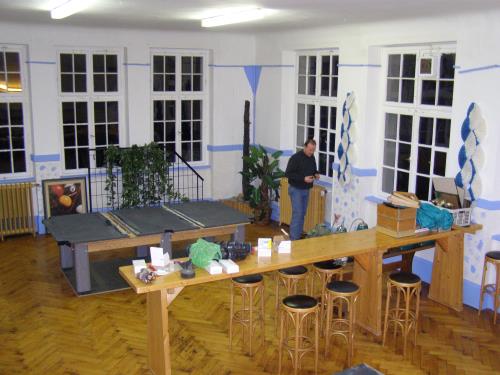 Aufbau der Tische